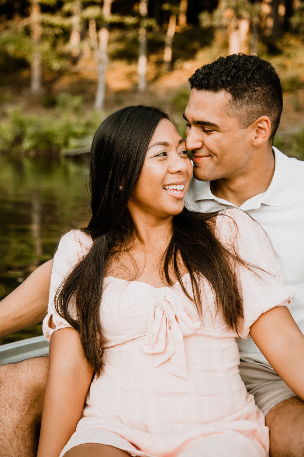 Deisha + Terrell | Maryland Lakeside Couples Session