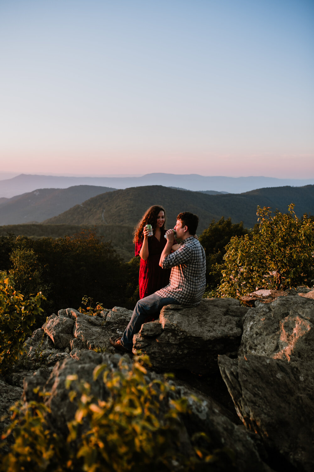 Kyle + Tori | Shenandoah Mountain Engagement Session 